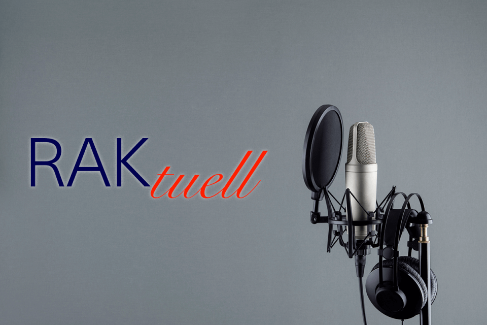 Logo RAKtuell mit Podcast-Mikrofon